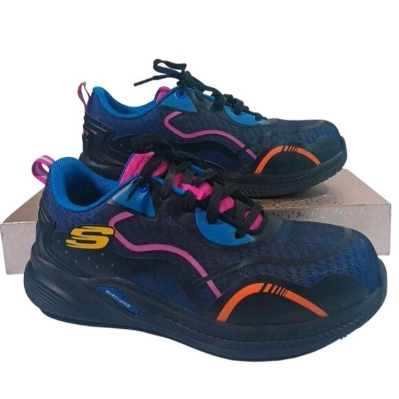 Skechers Carbix Carbon Toe Women's 7.5 EU 37.5 Blue Athletic Work Shoes Sneakers - Picture 6 of 9